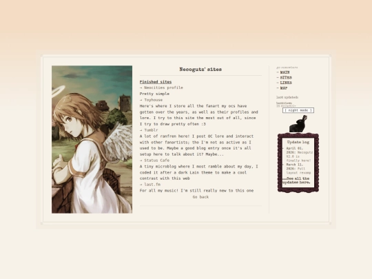 sites screenshot