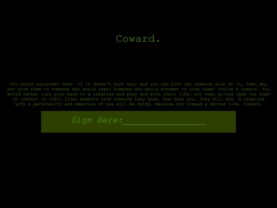 No/Coward screenshot