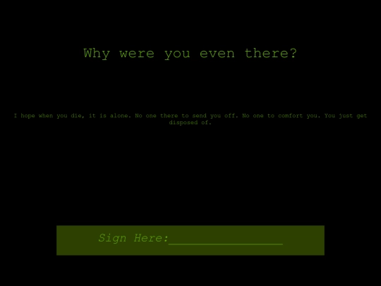 Yes/YouIgnored screenshot