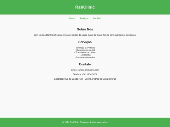 bootstrap/odontologia screenshot