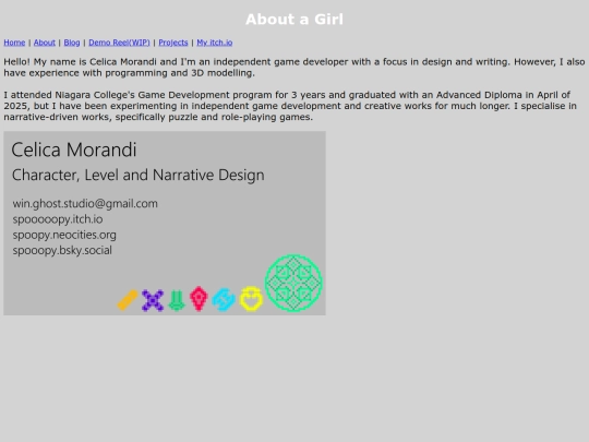 aboutme screenshot