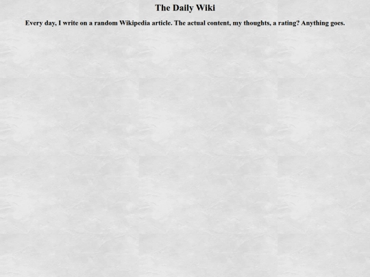 DailyWiki screenshot