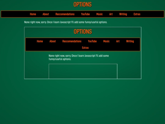 options screenshot