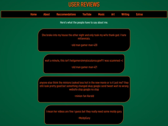 reviews screenshot
