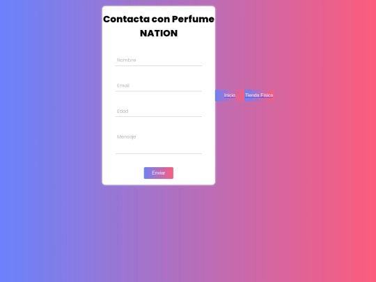Pagina/formulario screenshot