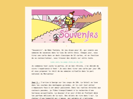 souvenirs screenshot