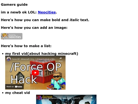index screenshot
