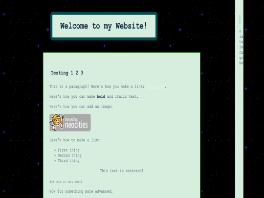 index screenshot