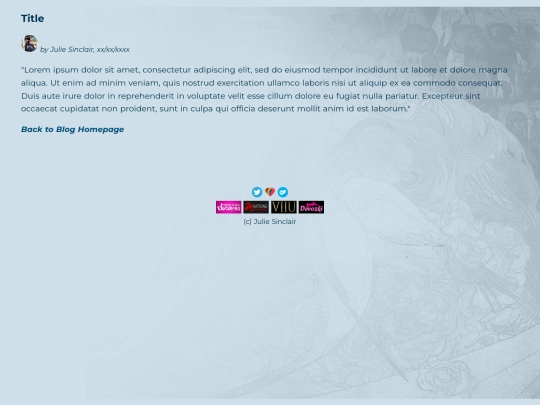 blog/blogtemplate screenshot