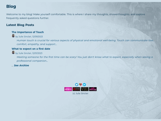 blog/home screenshot