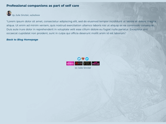 blog/selfcare screenshot
