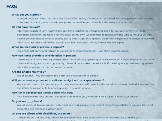 faq screenshot