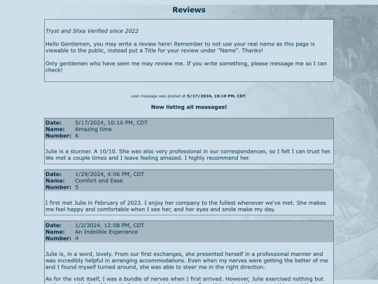 reviews screenshot