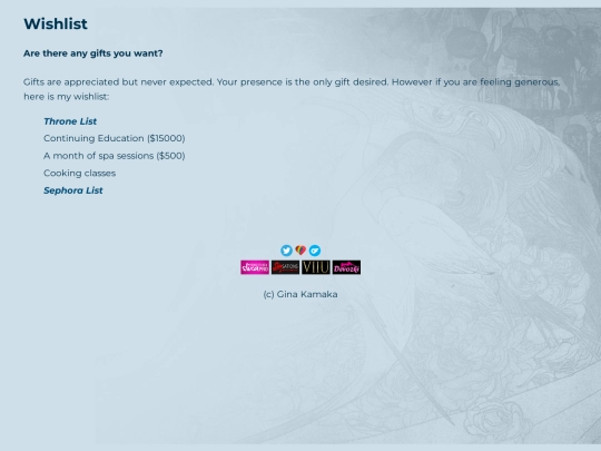 wishlist screenshot