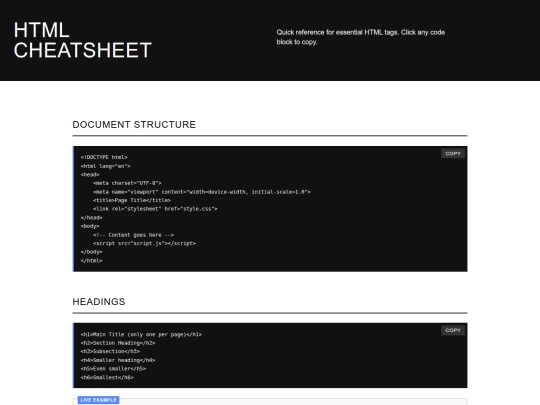 snippets/html_cheatsheet screenshot