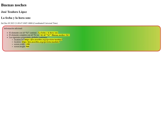 ejercicios/modulo3 screenshot