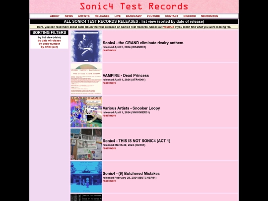 release screenshot