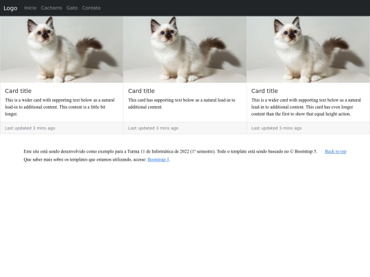 bootstrap/gato screenshot
