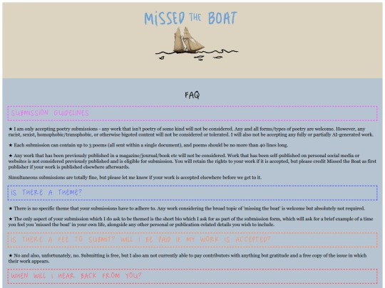 faq screenshot