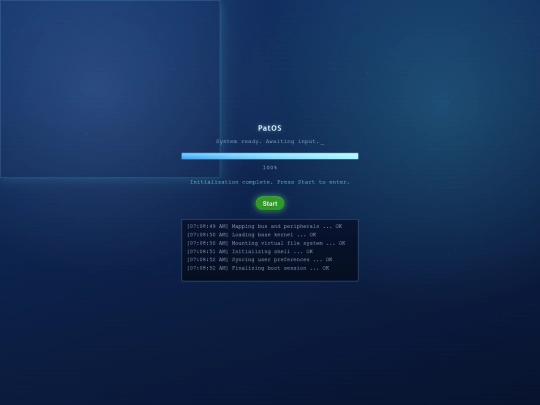 system/welcome screenshot