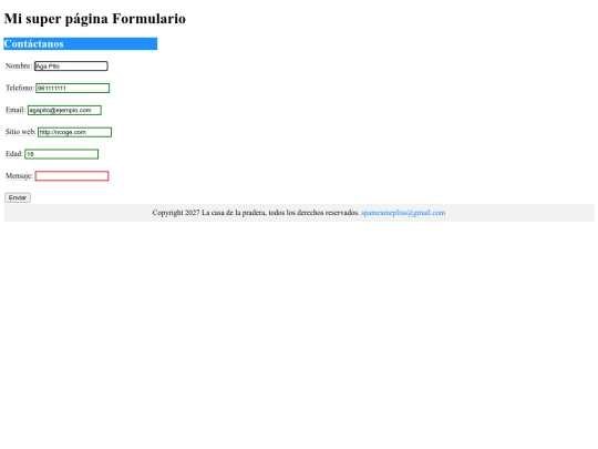 formulario/Formulario2 screenshot