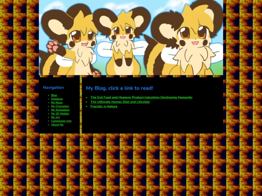 website/Blog screenshot
