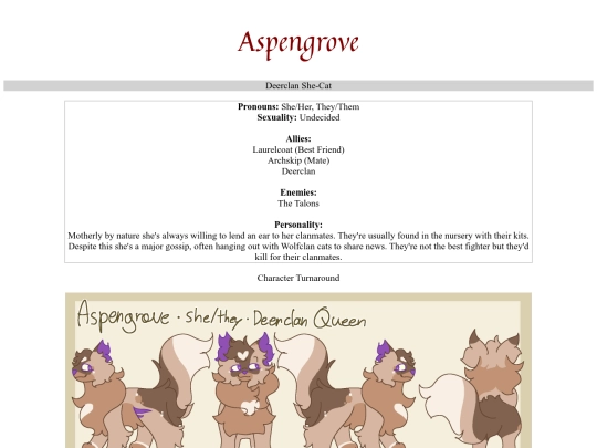 Allegiance-Pages/Aspengrove screenshot