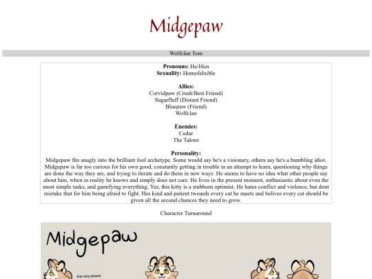 Allegiance-Pages/Midgepaw screenshot