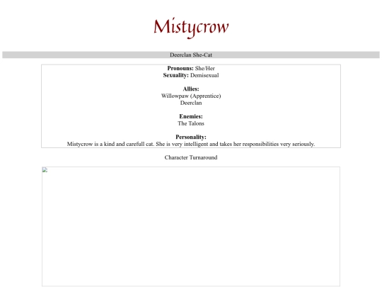 Allegiance-Pages/Mistycrow screenshot