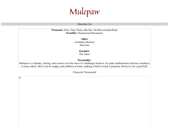 Allegiance-Pages/Mulepaw screenshot
