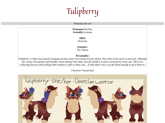 Allegiance-Pages/Tulipberry screenshot