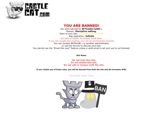 banned screenshot