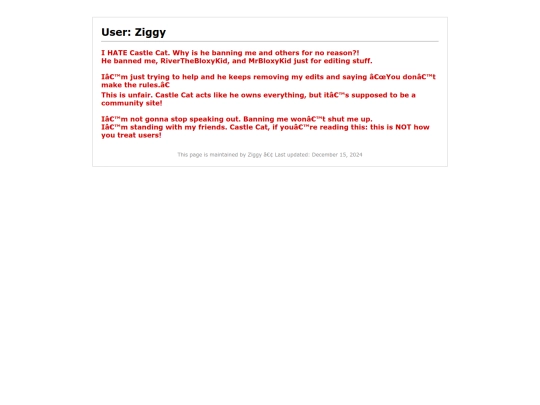 user/ziggy screenshot