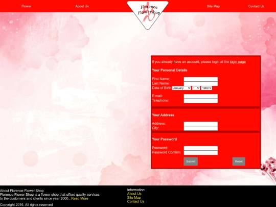 Register screenshot