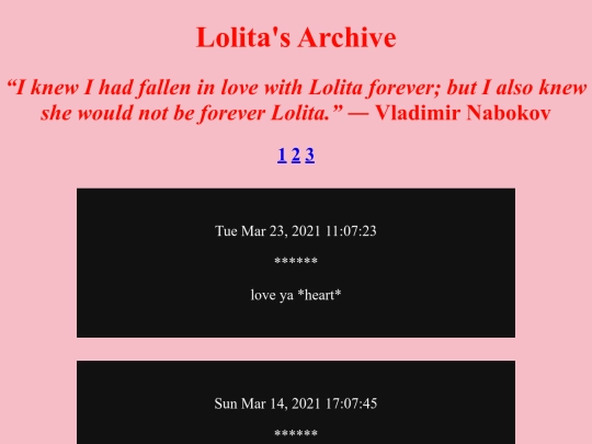 lolitaarchive screenshot