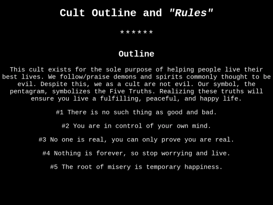 outline screenshot