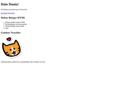 index screenshot
