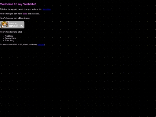 default screenshot