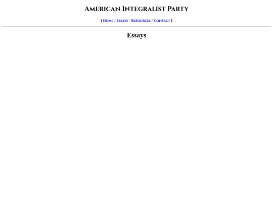 pages/essays screenshot