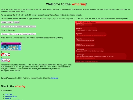 index screenshot