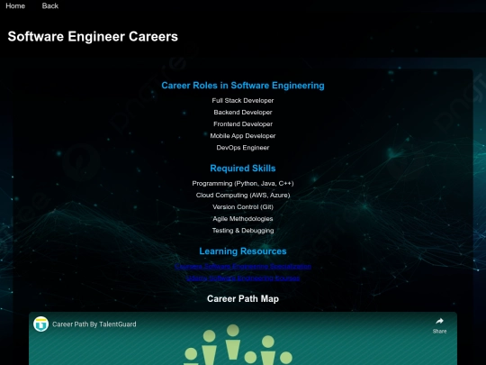 Software-Engineer screenshot