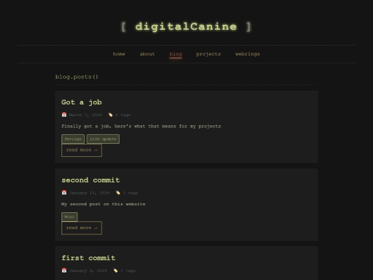 blogs screenshot