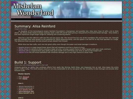 config/alisa screenshot