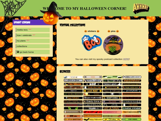 halloween/collections screenshot