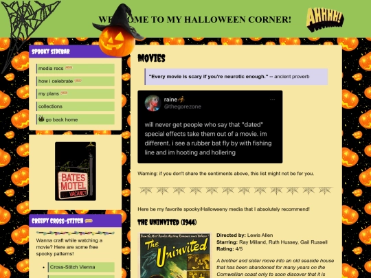 halloween/recs screenshot