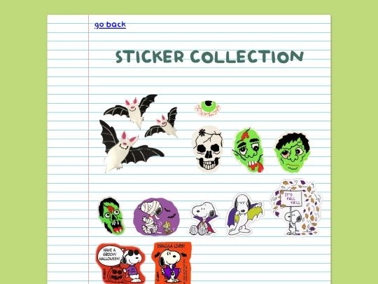 halloween/stickercollection screenshot