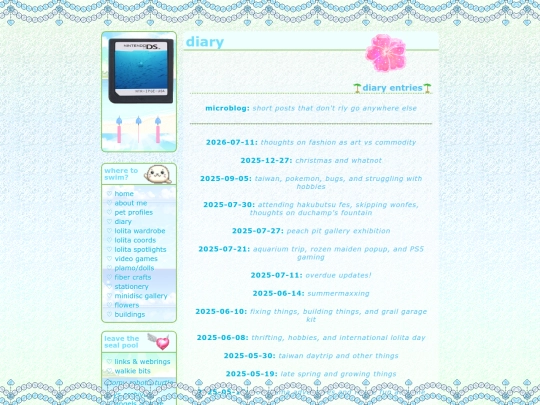 diary screenshot