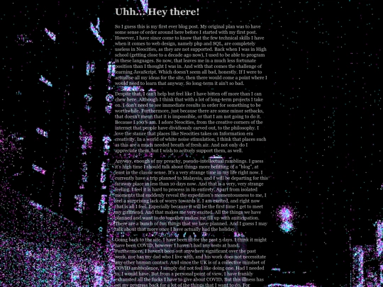 firstblogpost screenshot