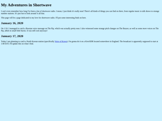 shortwave screenshot