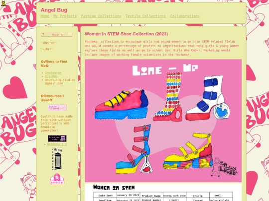 fashionpages/STEMShoes screenshot
